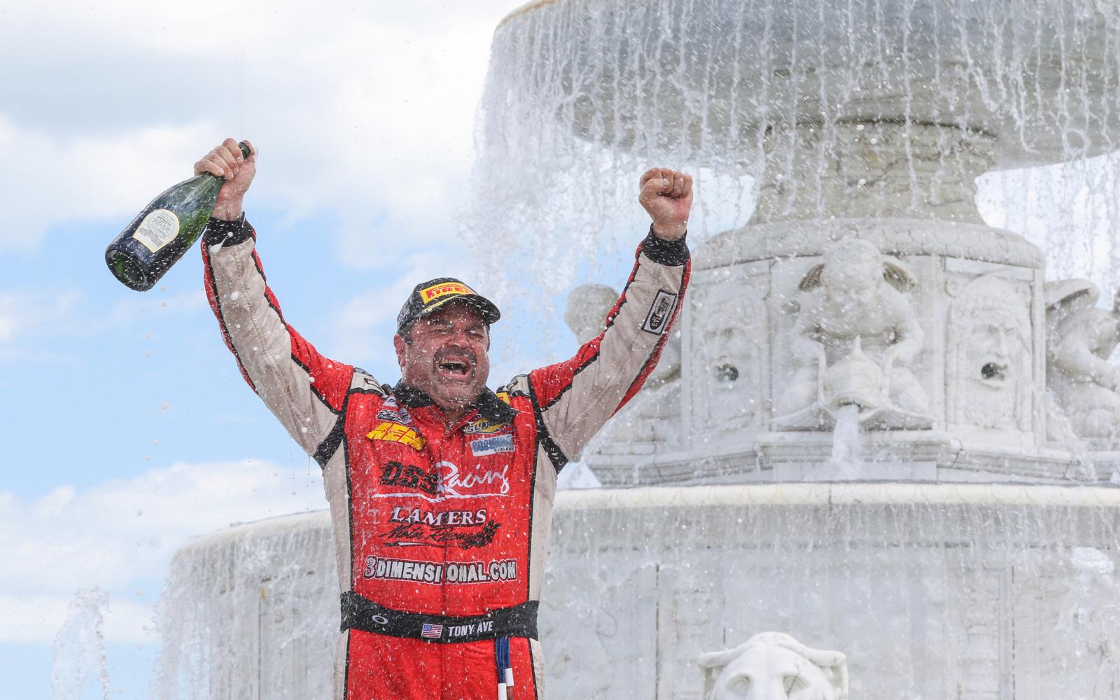 Tony Ave’s 100thTrans Am Race A Wild And Winning One in Detroit